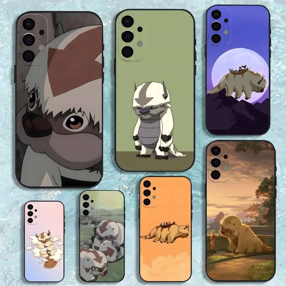 

A-Avatar Appa Yip Yip Phone Case For Samsung S25,S24,S21,S22,S23,S30,Ultra,S20,Plus,Fe,Lite,Note,10,9,5G Black Cover