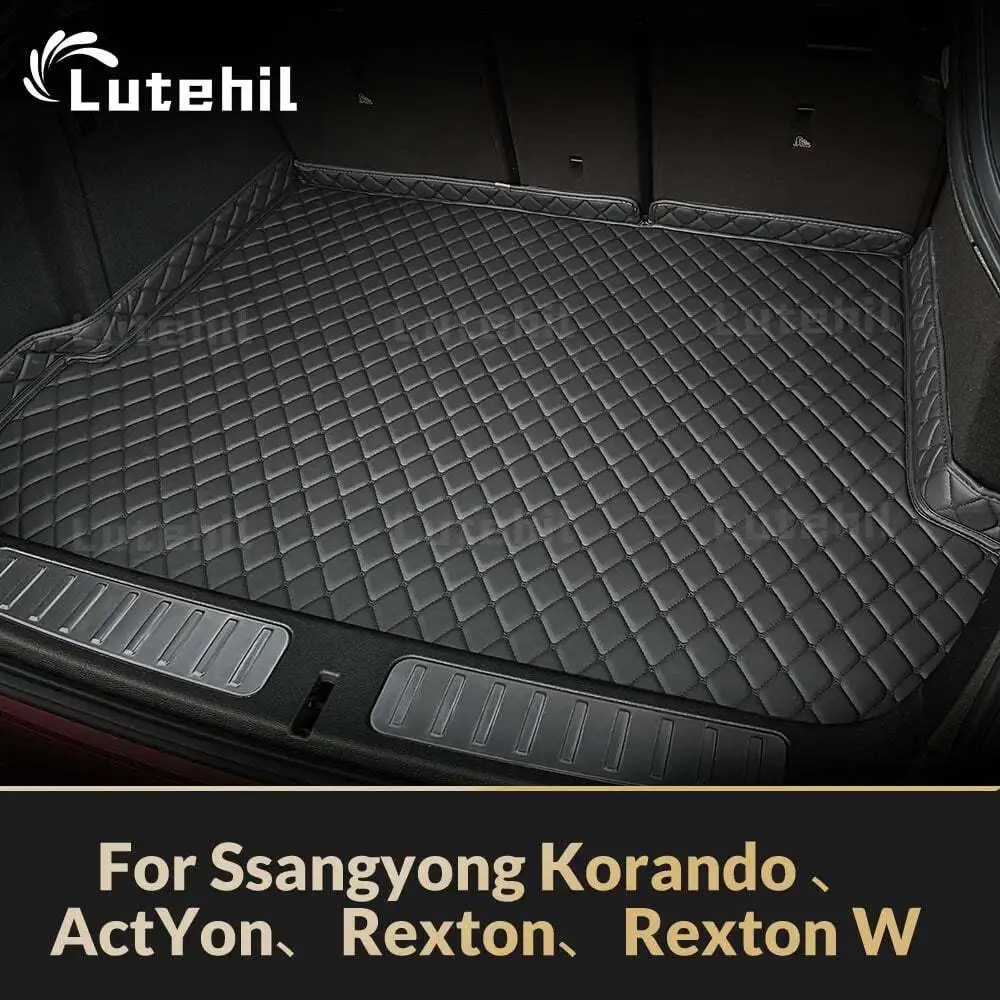 

For Ssangyong Korando 、ActYon、Rexton、Rexton W Custom Car Trunk Mat Protective Pad Cargo Liner Auto Interior Accessories