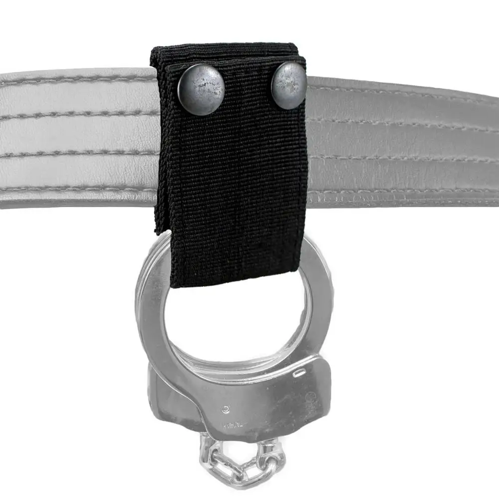 Universal Handcuff Case Handcuffs Lanyard Strap Belt Hand Cuff Holster Quick Release Snap Closure EDC Pouch