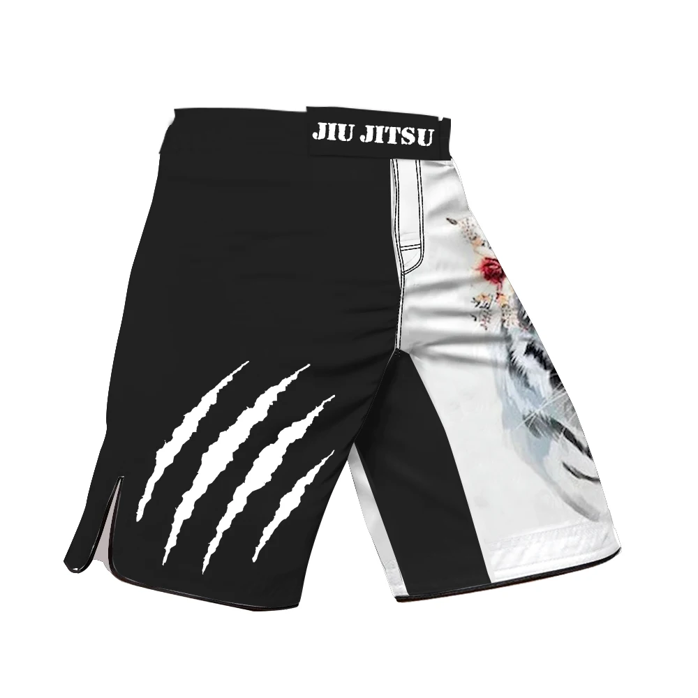 MMA Shorts Kickboxing Short Men's Fight Shorts Mixed Martial Arts BJJ Jiu Jitsu Muay Thai Pants Grappling Boxing Training Trunks
