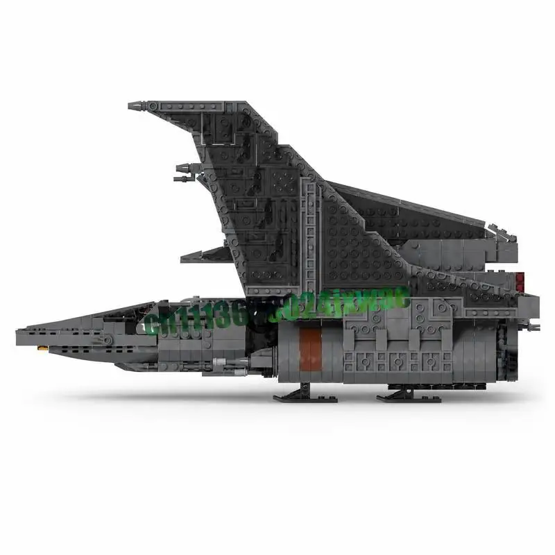 1906Parts Havoc Marauder Space Ship MOC Model Custom Puzzle DIY Assembly Educational Toy Popular Gift Collection Display Bricks