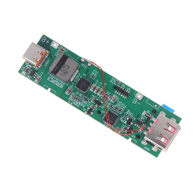 TFT Color Screen, 22.5W Mini Portable Power Bank, DIY Kit for 21700 Battery, Quick Charging