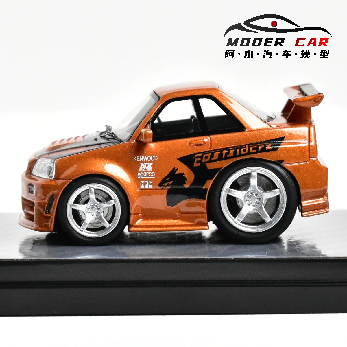 YM MODEL 1:64 R34 Z-TUNE Q Car Resin Diecast Model Car