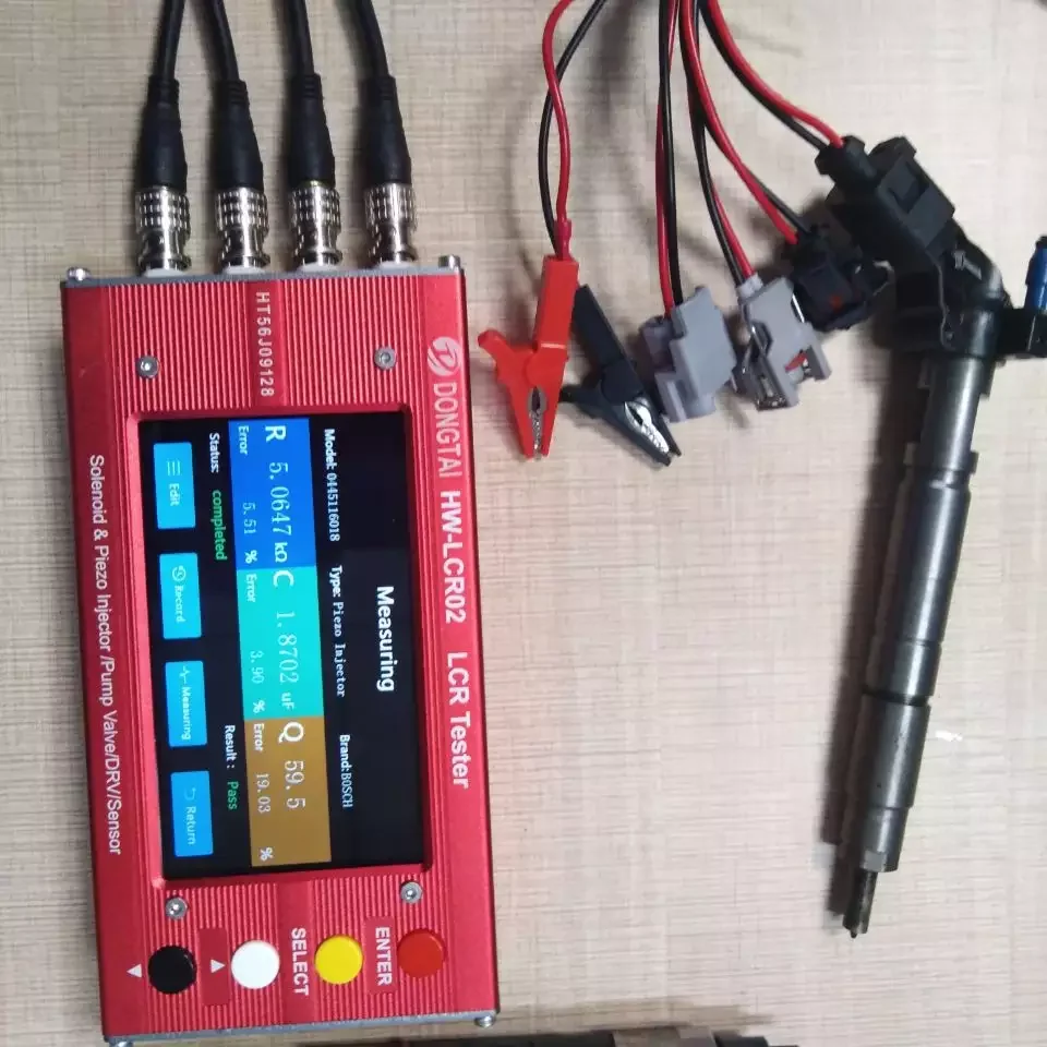 DONGTAI LCR02 Injector Solenoid Valve / DRV/ Sensor Tester Lcr Tester and Simulator Common Rail and Piezo Injector Tester view 5