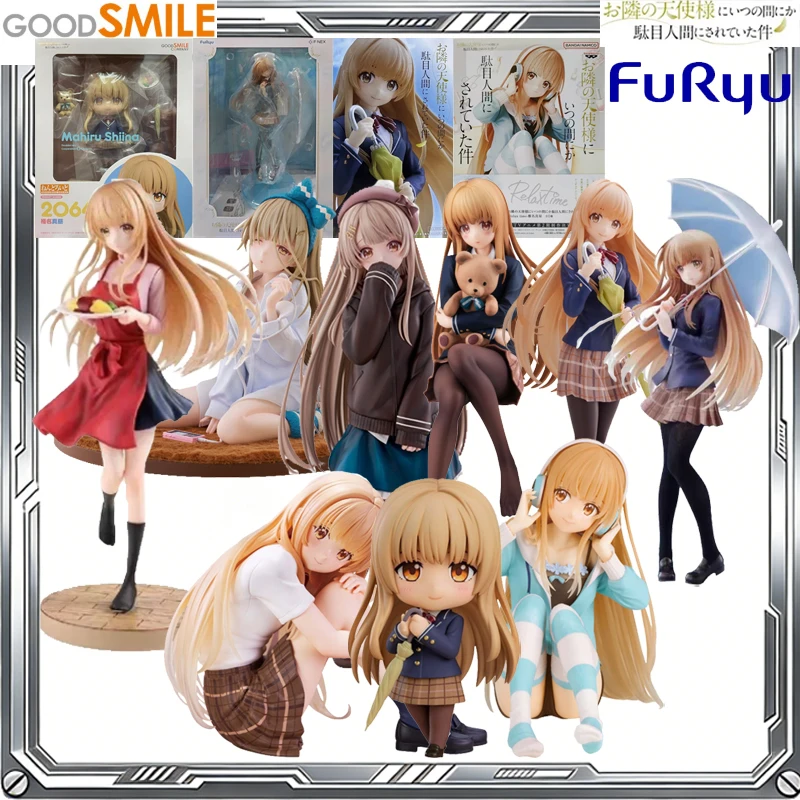 

Good Smile Genuine Nendoroid FuRyu TENITOL TALL The Angel Next Door Spoils Me Rotten Anime Mahiru Shiina Action Figure Toys Gift