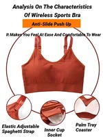 Seamless Brassiere Bras For Women Full Cup Breathable Bralette Wire Free Sleep Bra Tube Top Sports 4