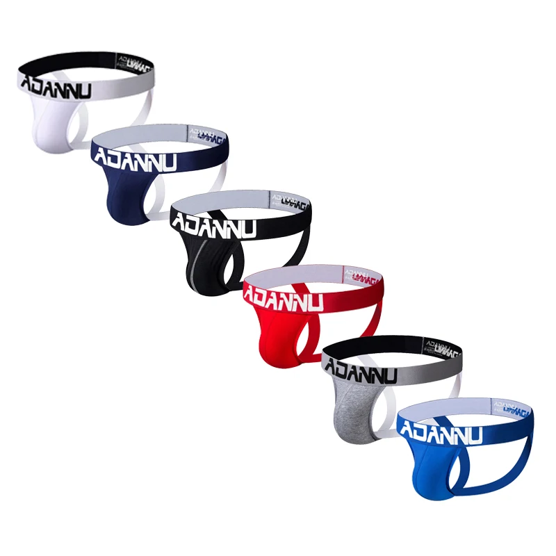 

Men's Breathable Elastic U-Shaped Pouch V-Shaped Crotch Backless Sports Briefs Buttock-Raising Sexy Underwear AD131