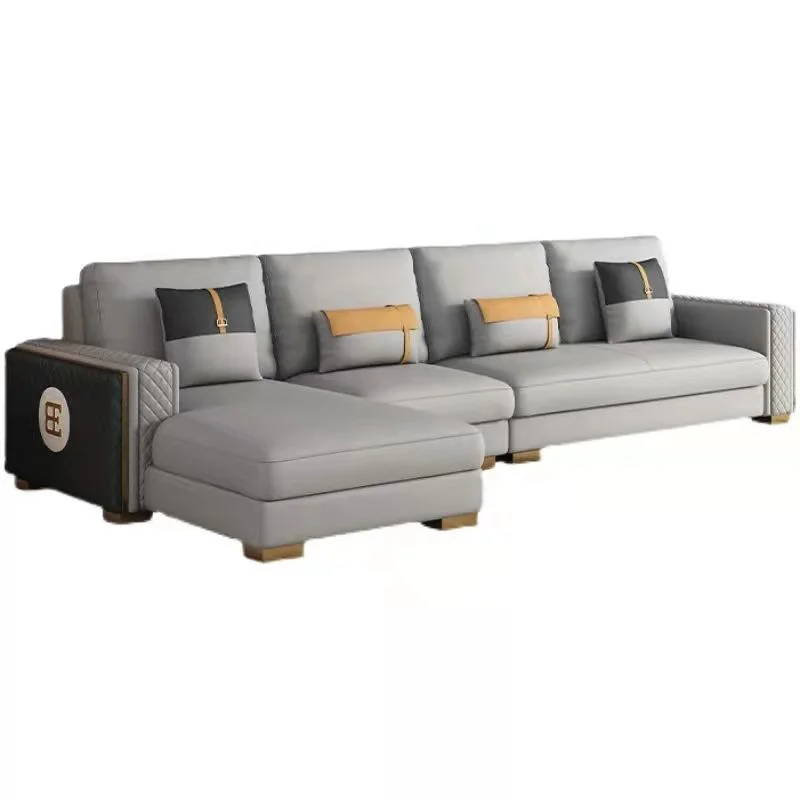 

Simple Design Home Office Furniture Wholesale Price Excellent Custom Comfortable Indoor White Corner Sofa Set for Home Luxury