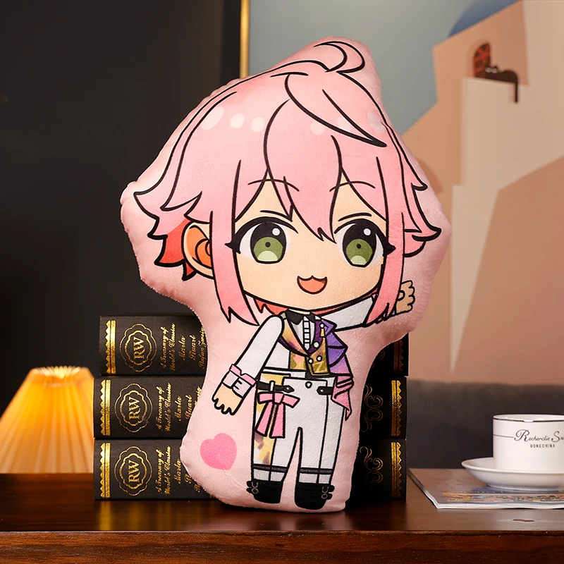 Sakuma Rei Soft Plush Stuffed Doll Anime Ensemble Stars!! Cute Cushion Q Version Character Himemiya Tori Amagi Rinne Leo Pillow