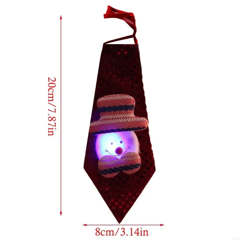 A0KD Cà Vạt Cổ Dự Tiệc Lung Linh Cà Vạt Giáng Sinh Tiệc Ngày Lễ Cần Thiết Cho Nam Nữ