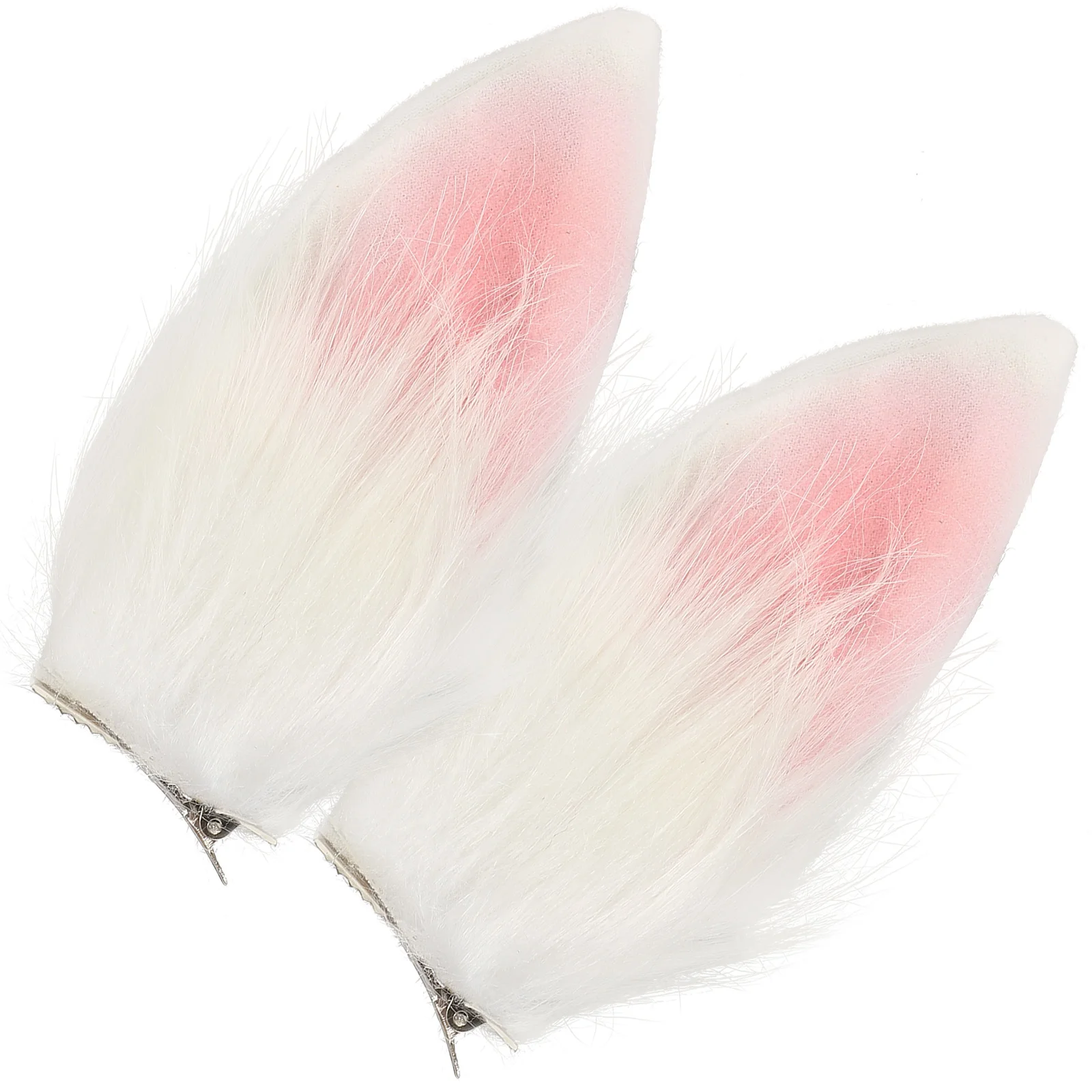 

Bunny Ear Hair Clip Girls Easter Hairpin Pins Rabbit Cosplay Costume Costumes Accessory Headbands Prop Dress Props Party Clasps