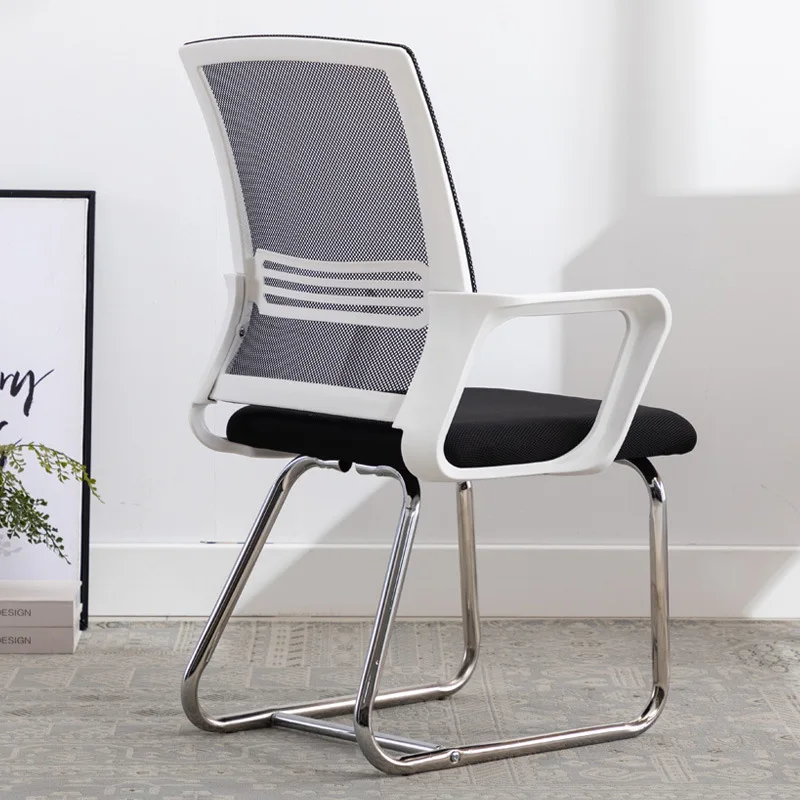Office Computer Household Mahjong Swivel Chair Staff  Conference Mesh Chair Bow
