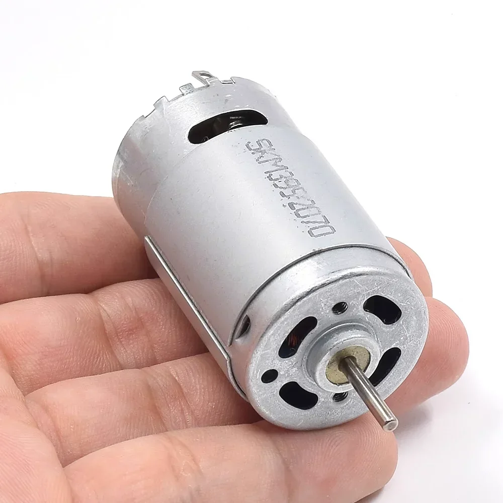 1PC RS-395-2070 Electric Motor DC 12V-24V 13000RPM High Speed Carbon Brush Motor DIY Hair Drier Electric Drill Tool