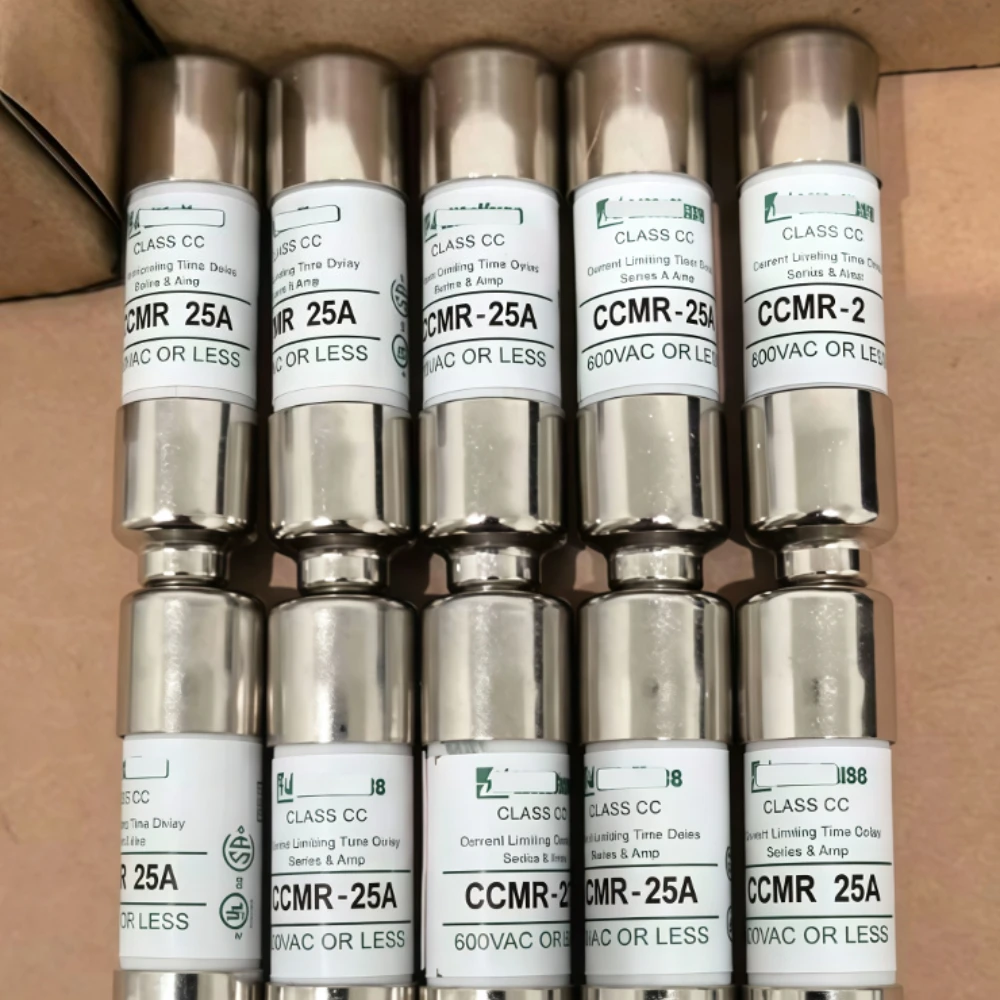 1PCS OEM CCMR‑2 Class CC Time‑Delay Fuse 2A 600VAC Ferrule Fuse for Motor Circuit Protection