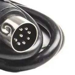 Cable de datos DIN8 de 1.5m para radio ICOM IC-703 706 718, conector de alimentación, transmisión de señal de audio FSK PTT para aficionados