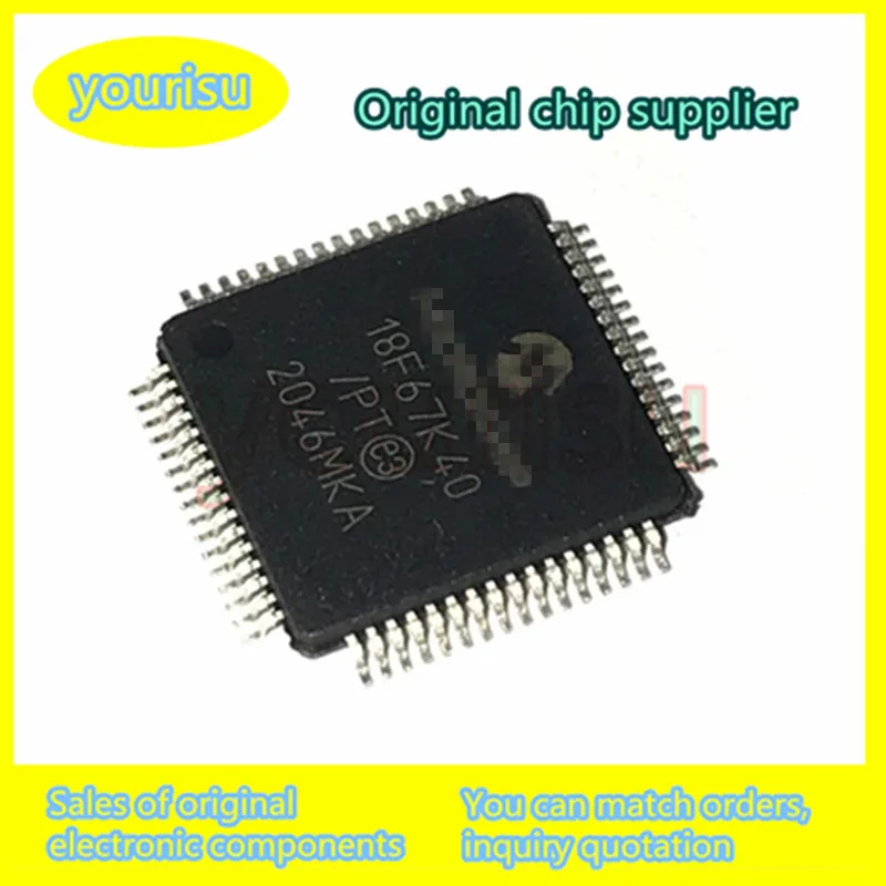 1Pcs/Lot PIC18F67K40-I/PT PIC18F67K40 18F67K40 IC MCU 8BIT 128KB FLASH 64TQFP