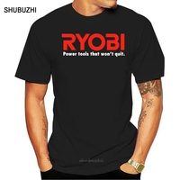 RYOBI POWER TOOLS T-SHIRT RYOBI BUNNING WAREHOUSE T-SHIRT men cotton tshirt summer brand teeshirt euro size