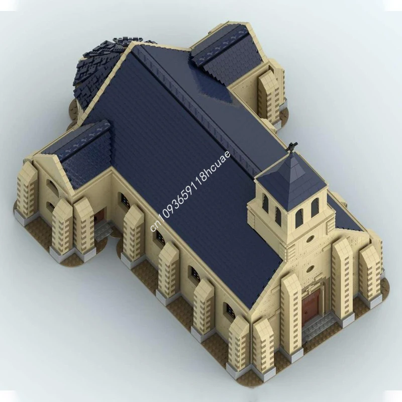 ตัวต่อ MOC 9072 ชิ้น โบสถ์ลาดาเกเนียร์ ของเล่นเด็ก ของขวัญคริสต์มาส แบบจำลองอาคาร ประกอบเอง DIY