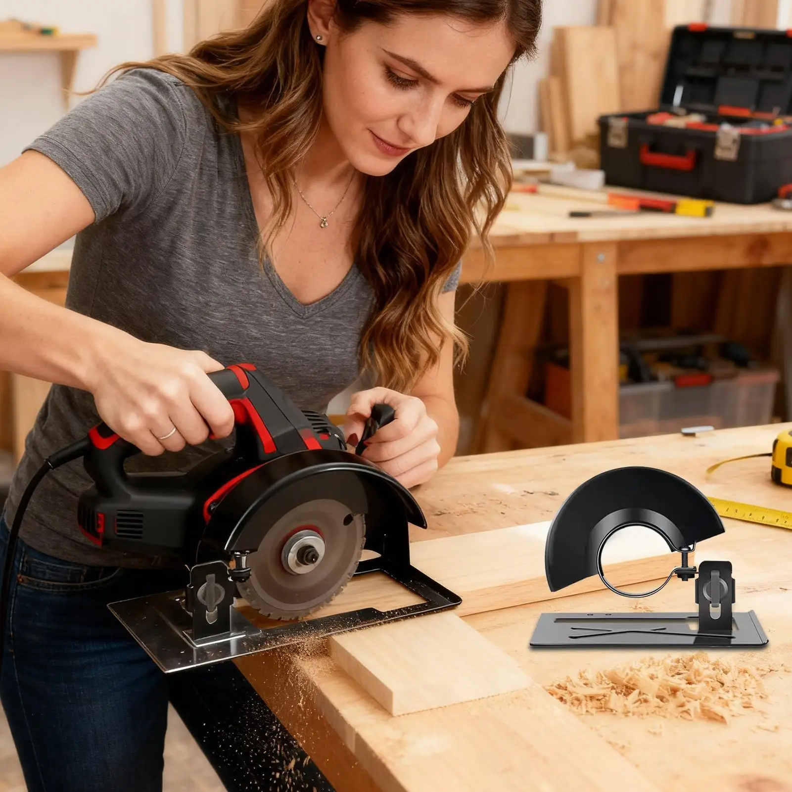 Angle Grinder Cutting Stand Adjustable Protective Cover Angle Grinder Attachments For Enthusiasts Professionals Construction