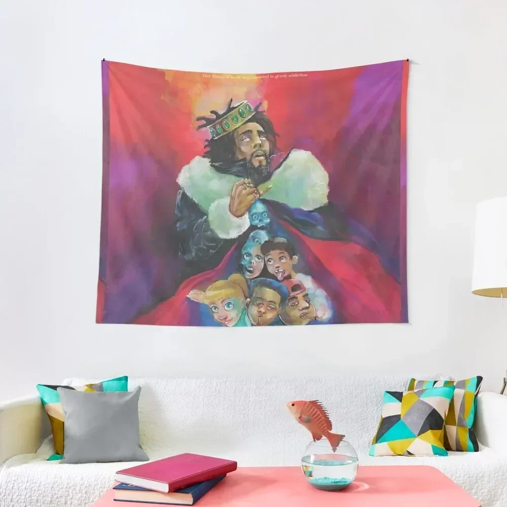 

J Cole - KOD - K.O.D Tapestry Wall Decorations Decoration Aesthetic Bed Room Decoration Wall Hanging Tapestry