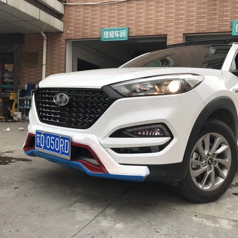 Pour Hyundai Tucson 2015-2017, garniture de calandre avant en ABS, pièces de rechange auto, 1 pièce