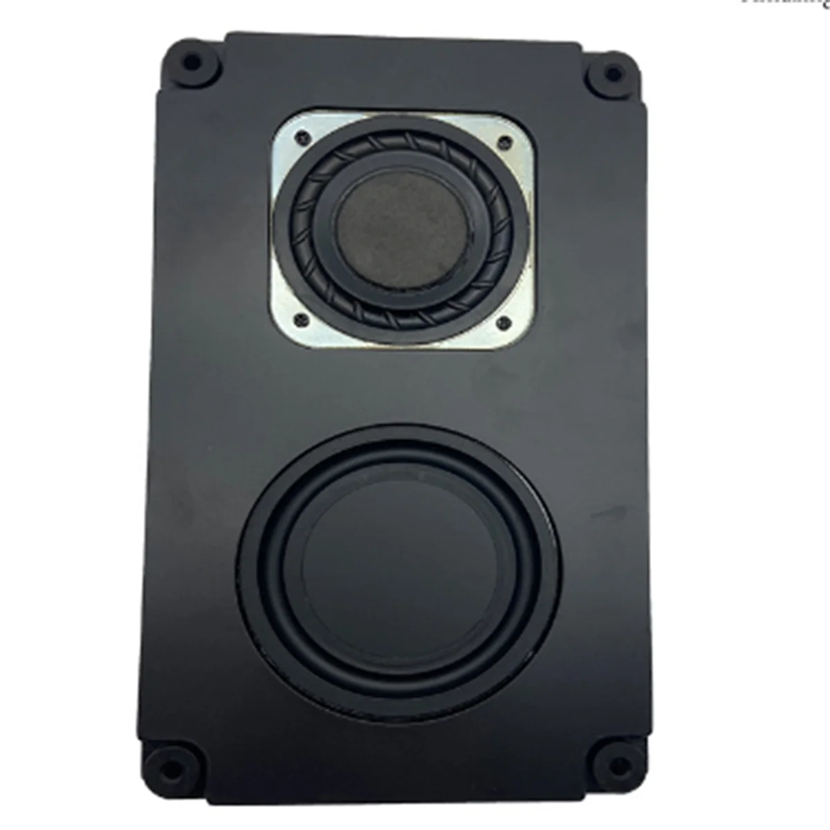 Динамики Ультратонкий сабвуфер для телевизора, 4 Ом, 15 Вт, прямоугольный динамик Hi-Fi, супер басовое аудио для домашнего кинотеатра