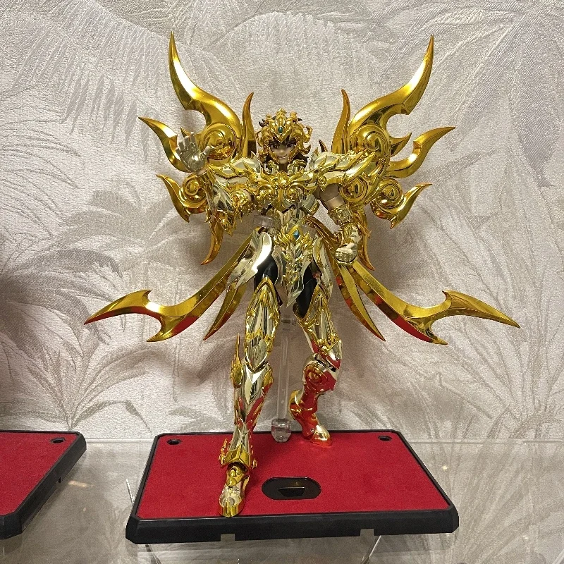 Action Figure Saint Seiya In Stock Toypoint Myth Cloth Soul Of God Sog Ex Leo Aiolia With Totem Object Knights Of The Zodiac