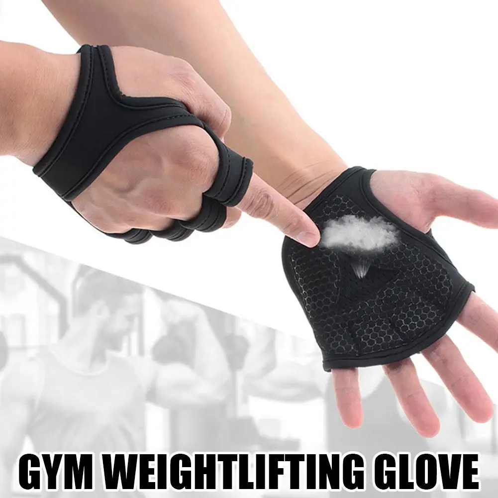 1 Pair Fitness Gloves Weight Lifting Gym Gloves Workout Training Wrap Exercise Fitness Wrist Accessory Sport C4P8