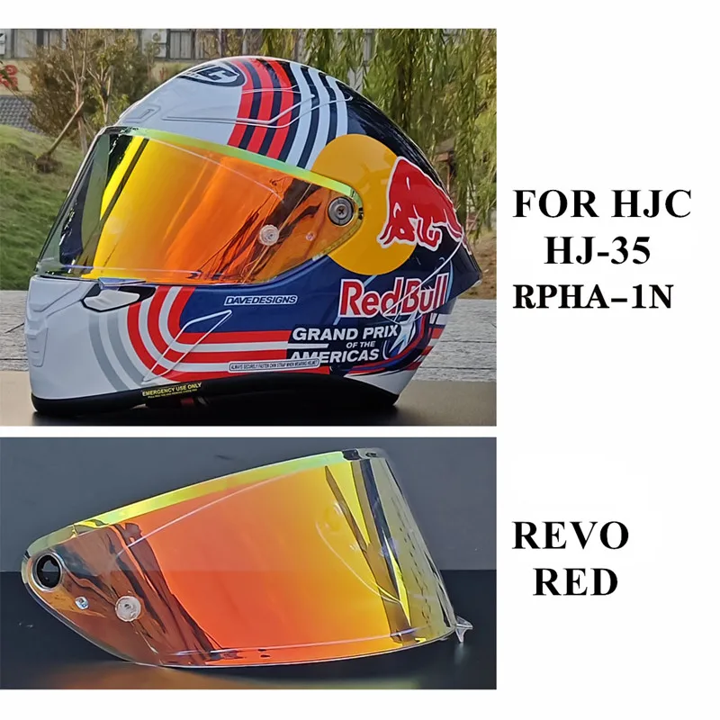 HJ-35 Visor helm sepeda motor untuk HJC RPHA 1N HJ35 Casco Moto kaca depan aksesoris helm lensa pengganti kacamata ekstra