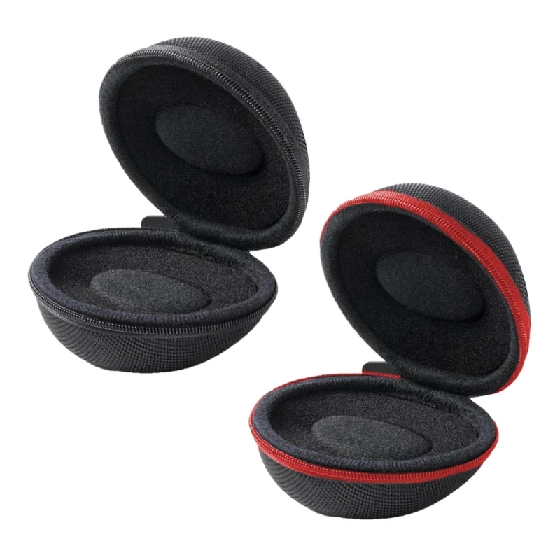 Portable Watch Travel Case Cushioned Round Portable Watch Holder for Travel Dropship