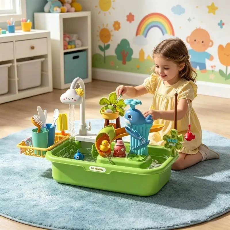 kids-water-fun-table-including-rotating-duck-toy-and-washable-vegetables-a2ub