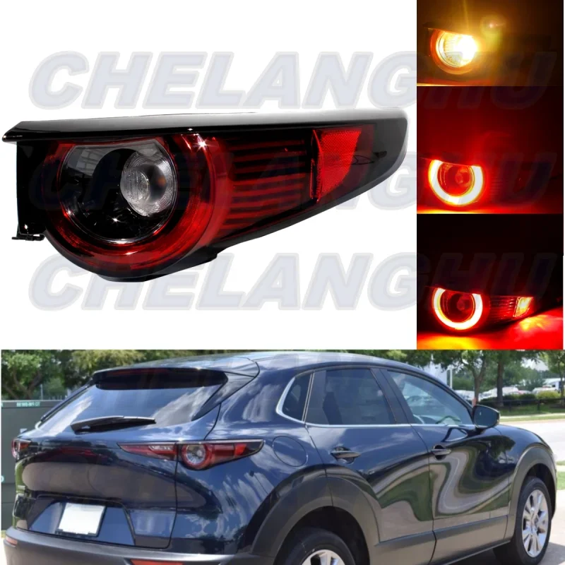 Right Outer Side Tail Light Rear Lamp With LED Bulbs DGH951150 For Mazda CX-30 2020 2021 2022 2023