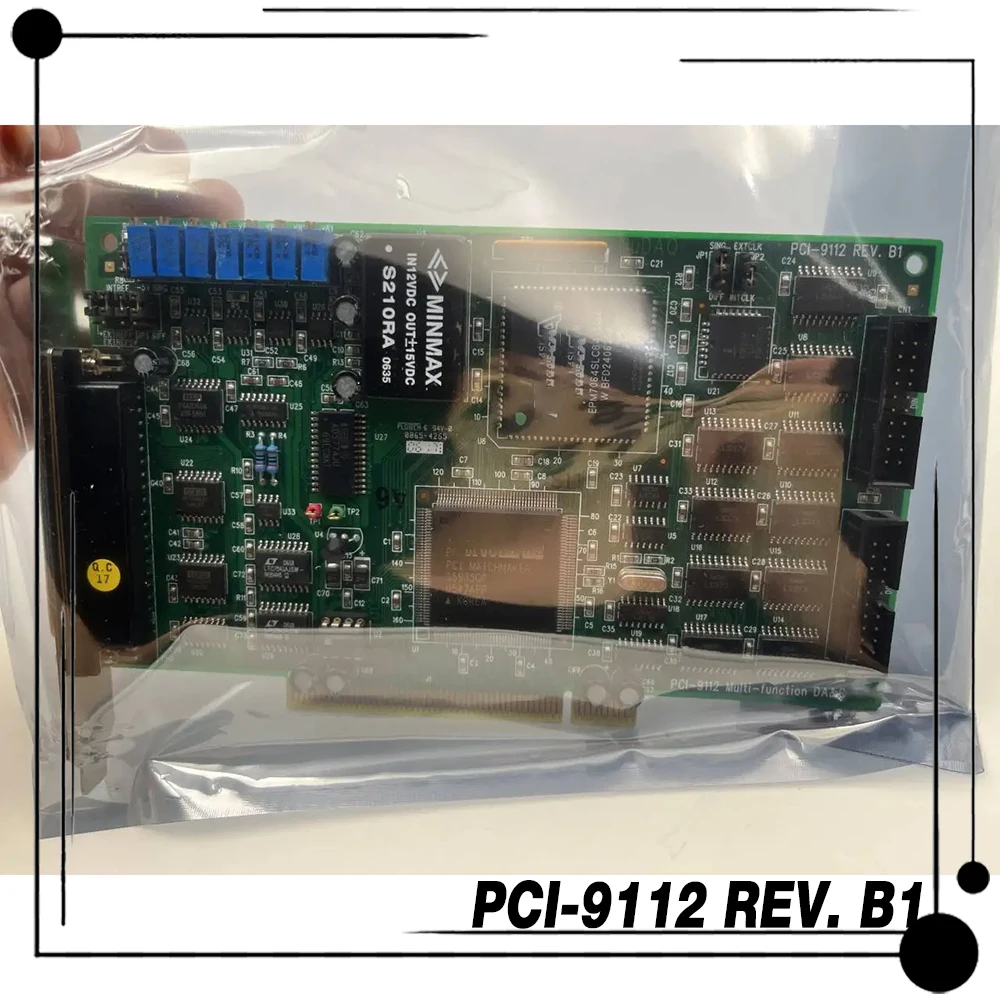 PCI-9112 REV. B1 For ADLINK Data Acquisition Card  PCISA-945GSE-N270-512MB-R11 Rev:1.1 PCISA-945GSE