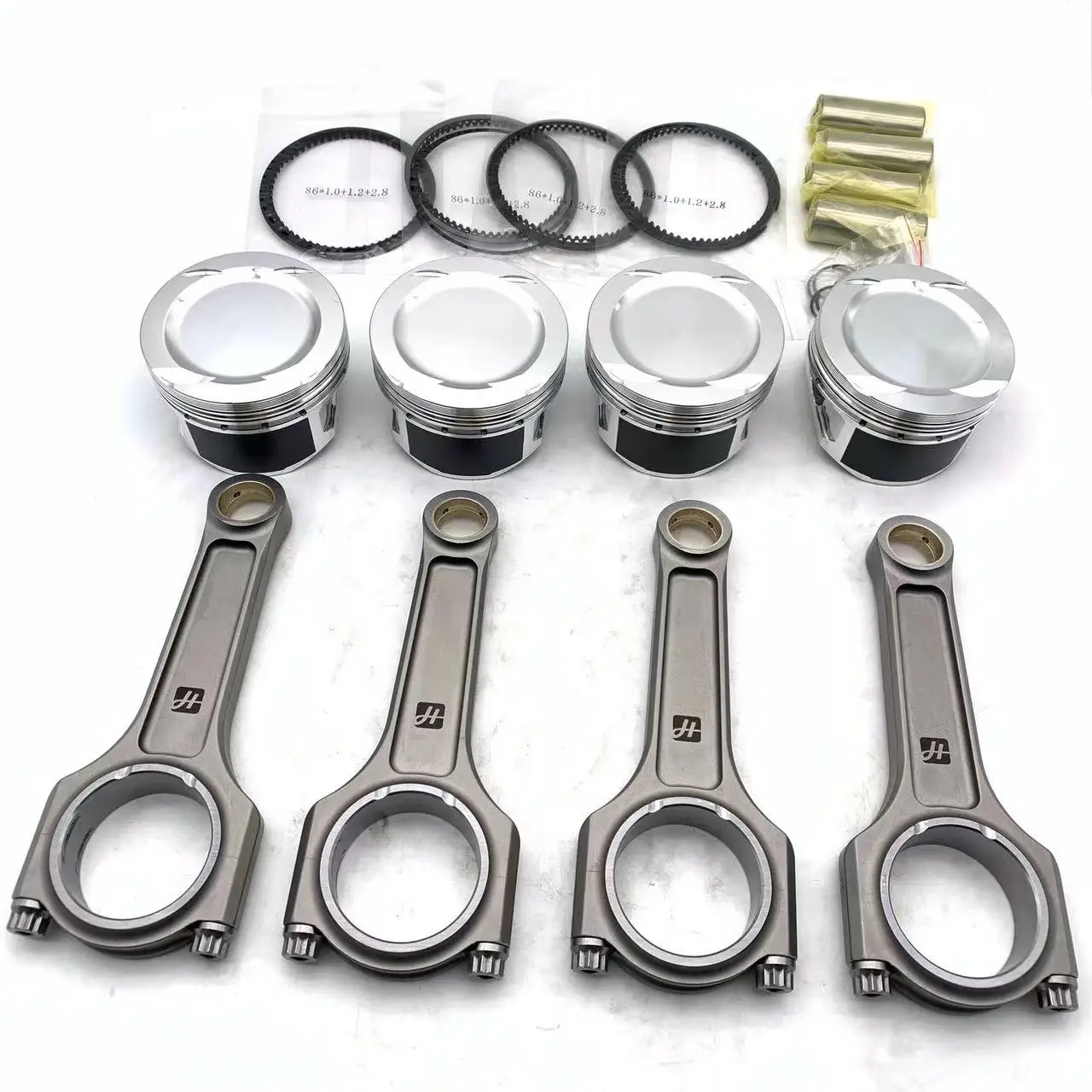 

G4KF G4KH 8.5:1 Forged Pistons & Conrods Kit For Hyundai Genesis Coupe 2.0T Theta