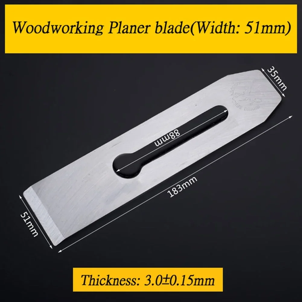 Manganese Steel Edge Trimming Cutter Saw Blades 44mm/51mm Hand Planer Cutter Woodworking Power Tool Accessories