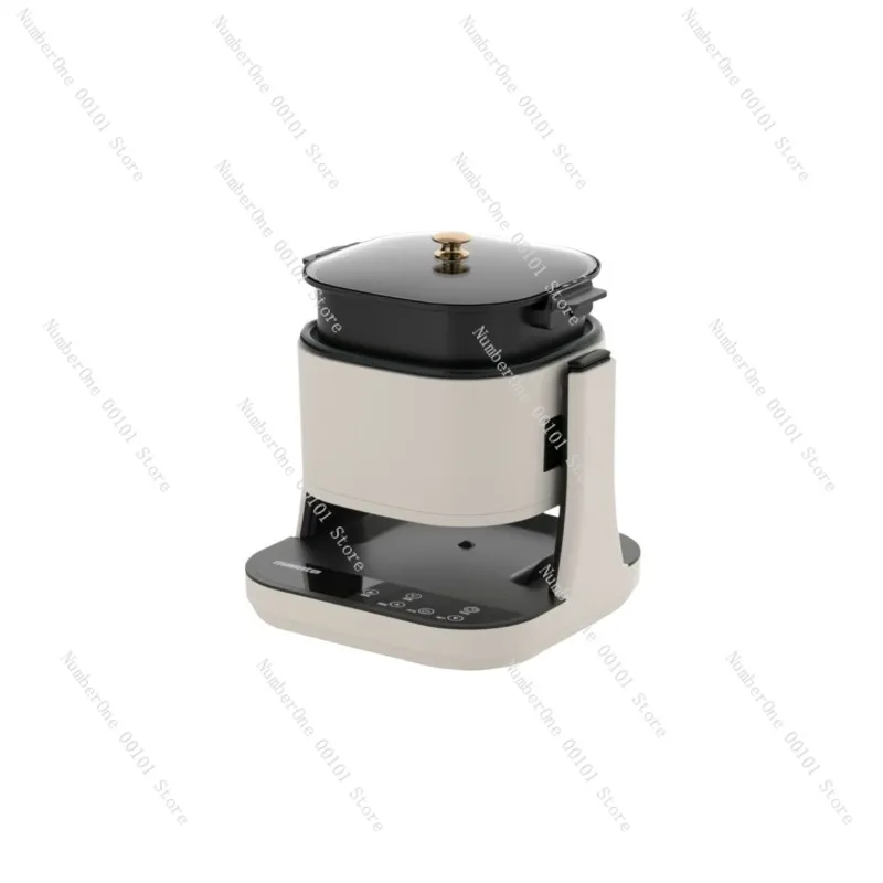 

Modern Transparent Glass Air Fryer Multi Function All In One Cooker 180 Degree Flip Steam Fry Pan Home Kitchen Oil Free Roaster