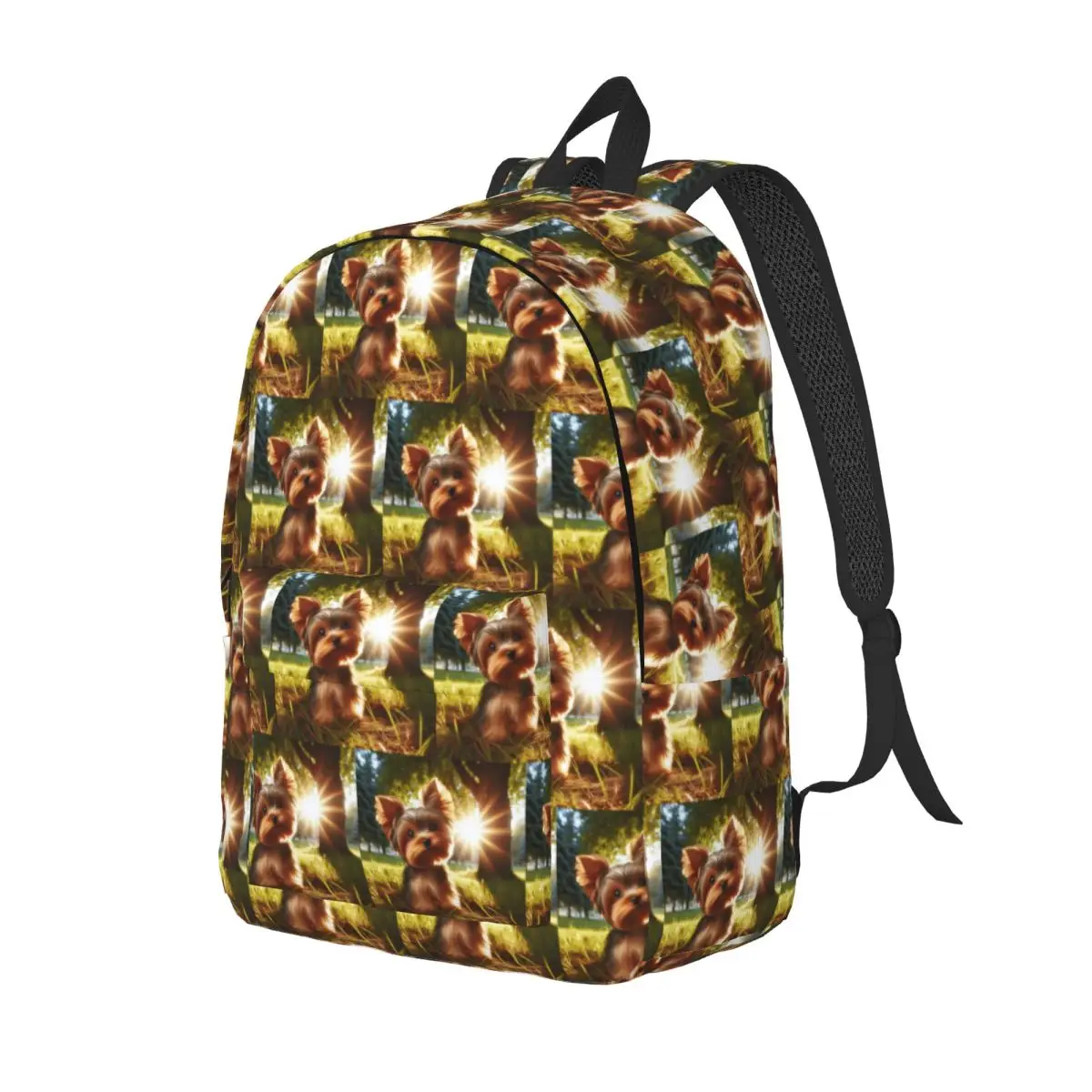 

Yorkshire Terrier Dog Yorkie Lover Backpack Daypack Large Capacity Kids BookBag School Bag Shoulder Bags for Men Women