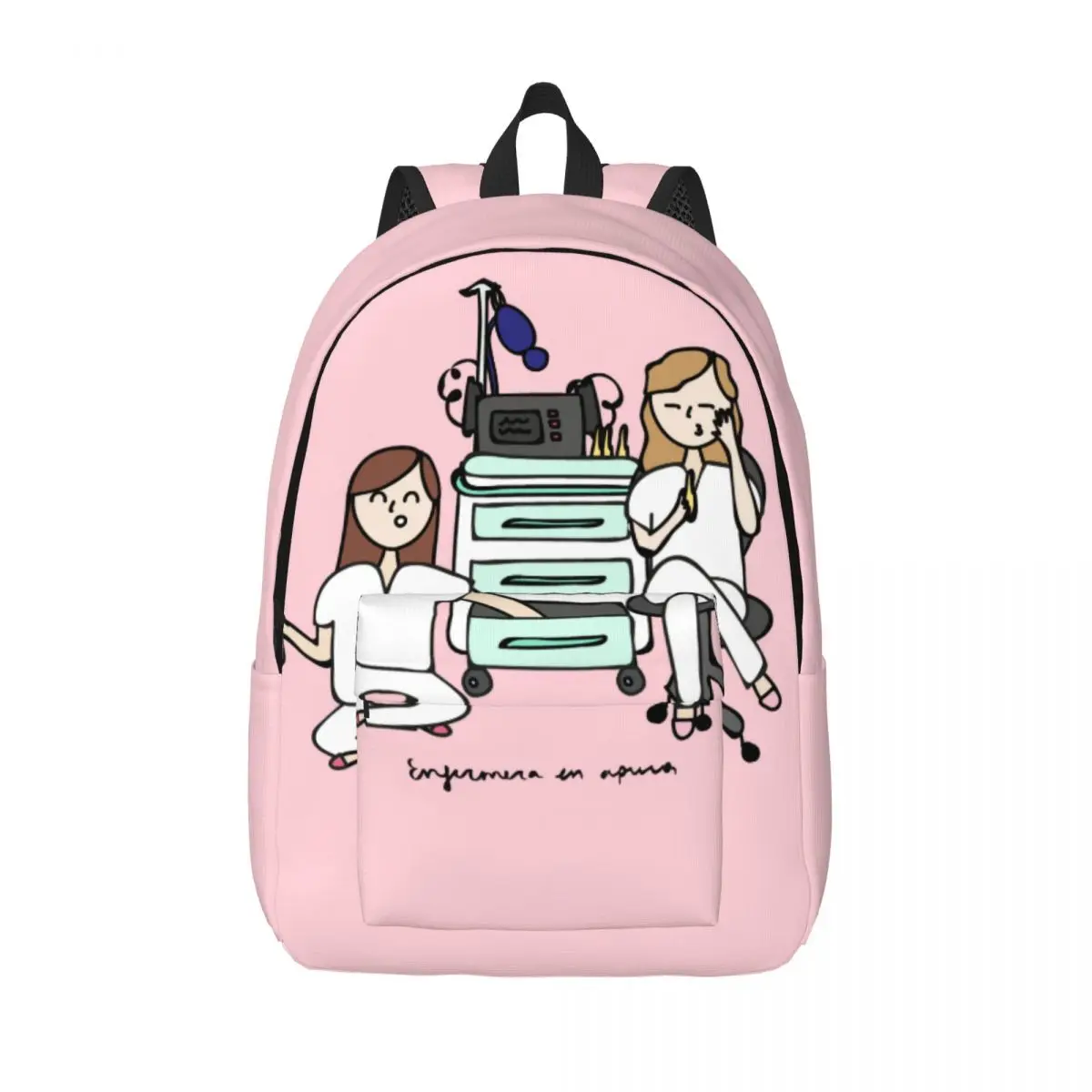 Mochila enrollada para niños y niñas, morral para guardería, escuela primaria, estudiantes, enfermería, Apuros, Doctor, Enfermera, libro