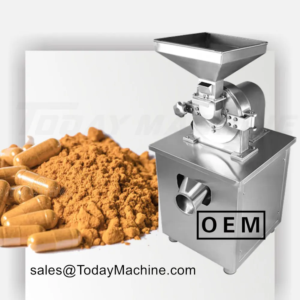 Food Industry Masala Chilli Spice Grinder Sugar Powder Making Grinding Mill Machine