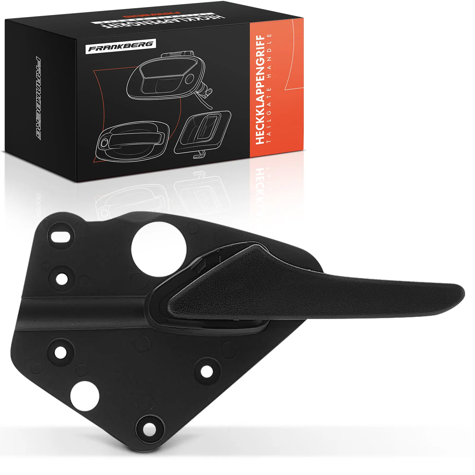 Poignée de porte intérieure avant gauche Frankenberg 1x pour Mercedes-Benz Viano W639, Vito/Mixto Van, 2.1L, 2.2L, 3.0L, 2003–2014, A6397600261
