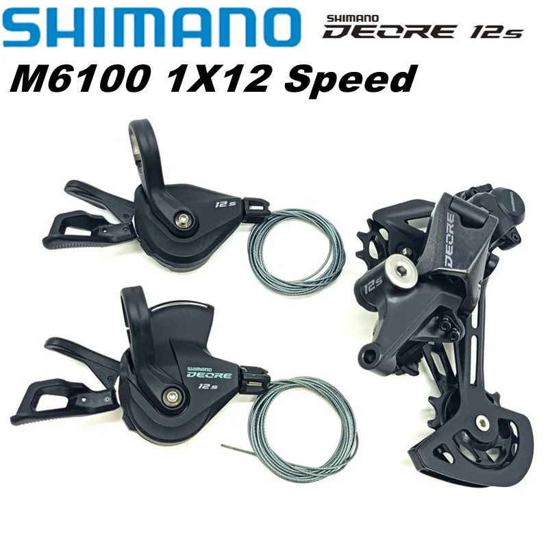 

SHIMANO DEORE M6100 12 speed Groupset Shifter SL-M6100-R Rear Derailleur RD-M6100-SGS Original parts for MTB bike