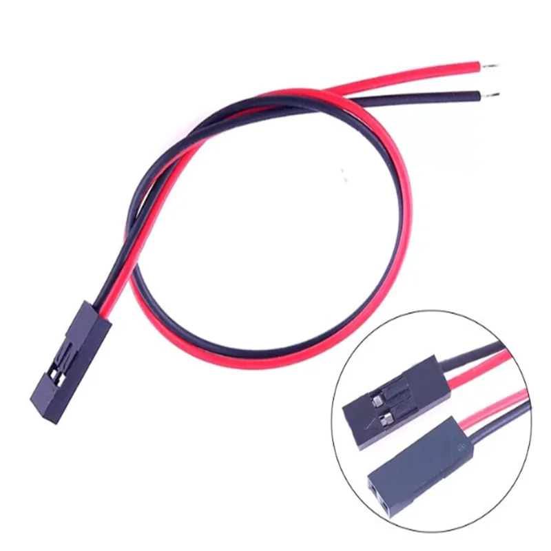 20pcs/10pc 2pin Dupont Cable 2P 2 Pin Female Jumper Connector Wire 2.54mm Pitch Length 10CM 20CM 30CM Single Head for 3D Printer