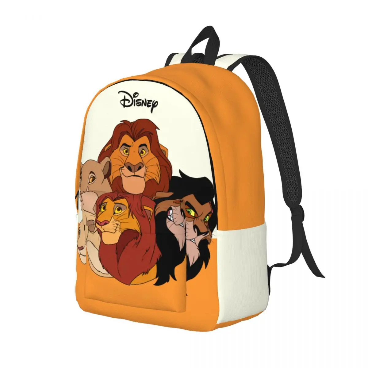 Family Portrait Bookbag Disney｠The Lion King｠Film High School Students Kawaii Hiking Birthday Large Capacity Storage Bag