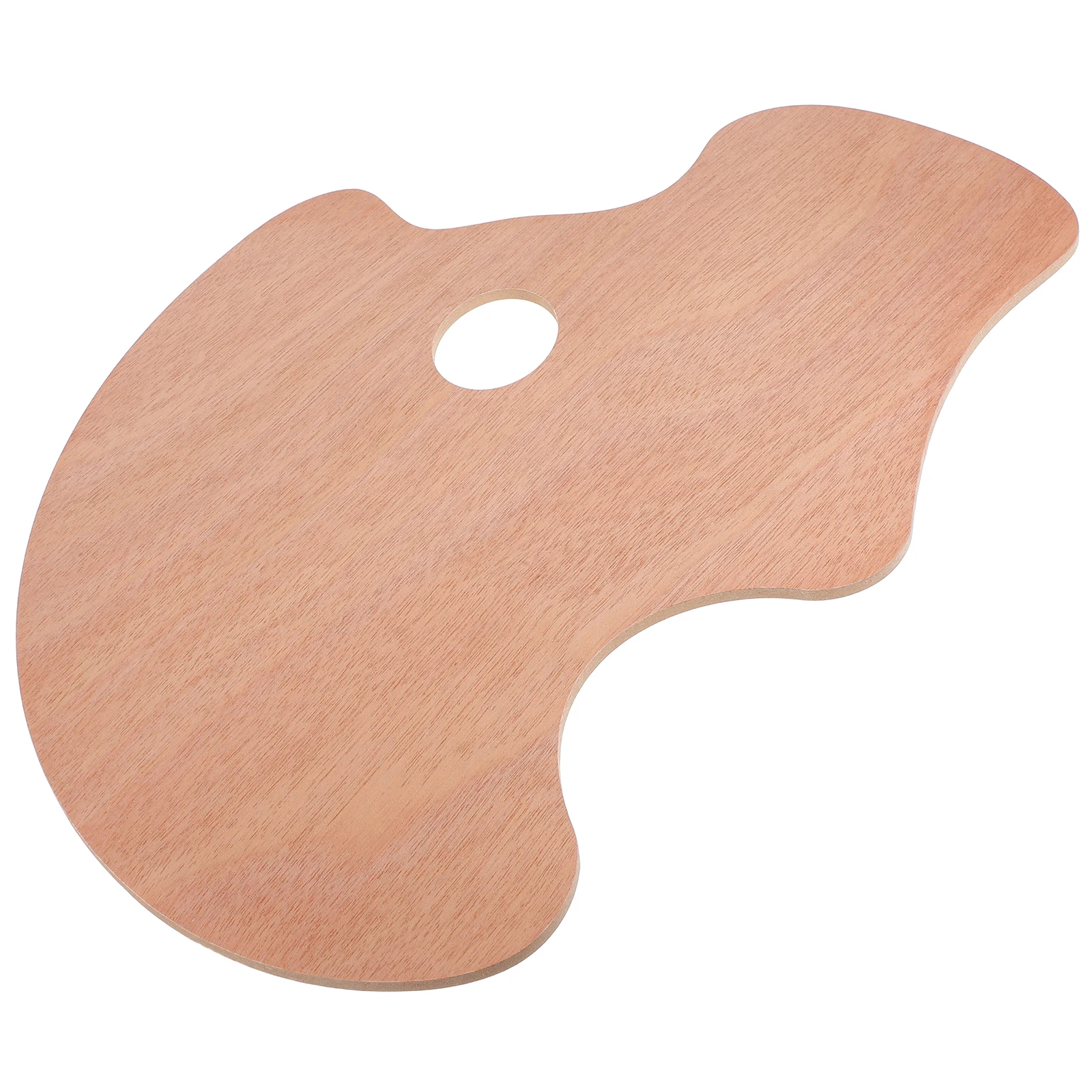 

Oil Painting Palette Art Mixing Ergonomic Wooden Gouache Tray Hand Held Artist Watercolor Acrylic Paint Portable Thumb Hole Easy