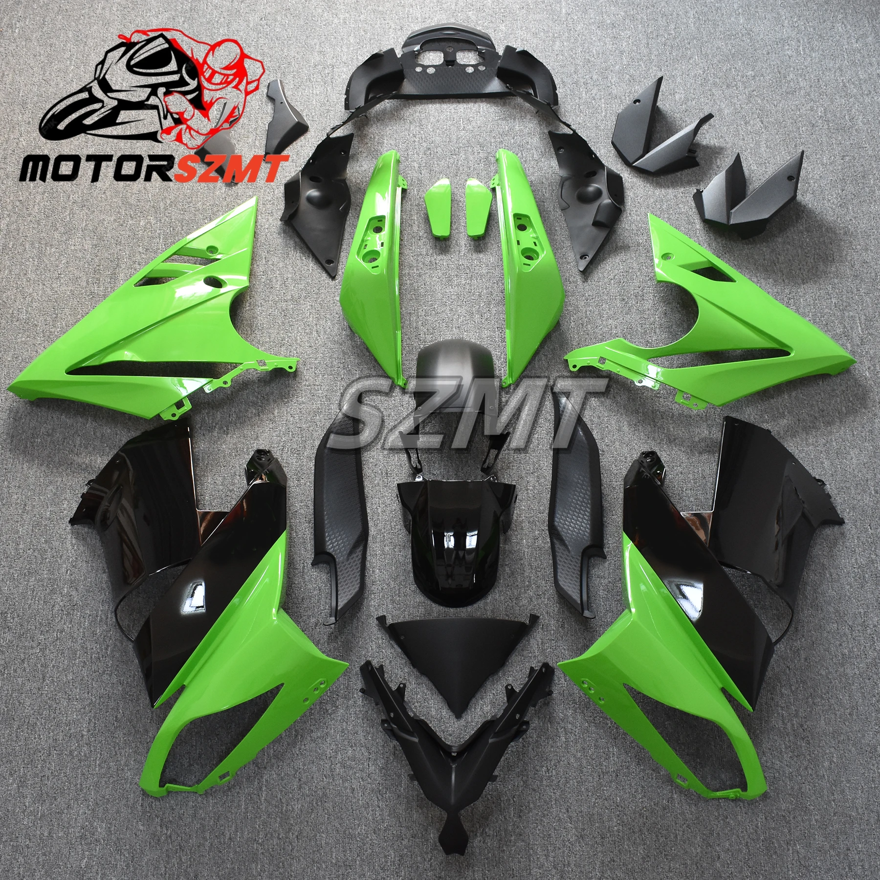 A/Motorcycle fairing fits ER4F 2009 2010 2011 year 2009 2010 2011 Body fairing Gray purple motorcycle housing