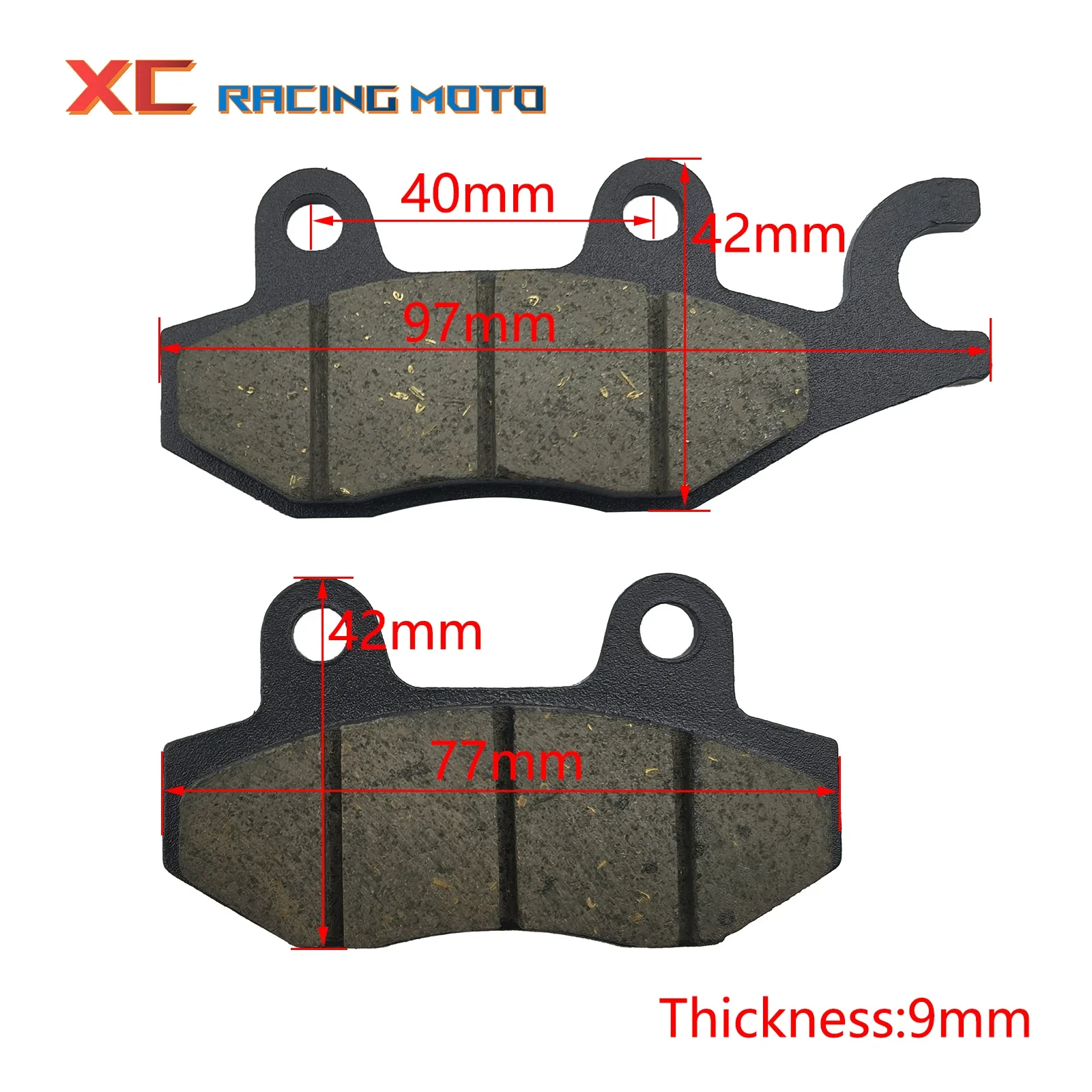 Motorcycle Front & Rear Brake Pads for Yamaha YFZ450 YFZ 450 ATV YFZ450R YFZ 450R 06-15 YFM700 Raptor YFM 700 YFM 700R 2013-2018