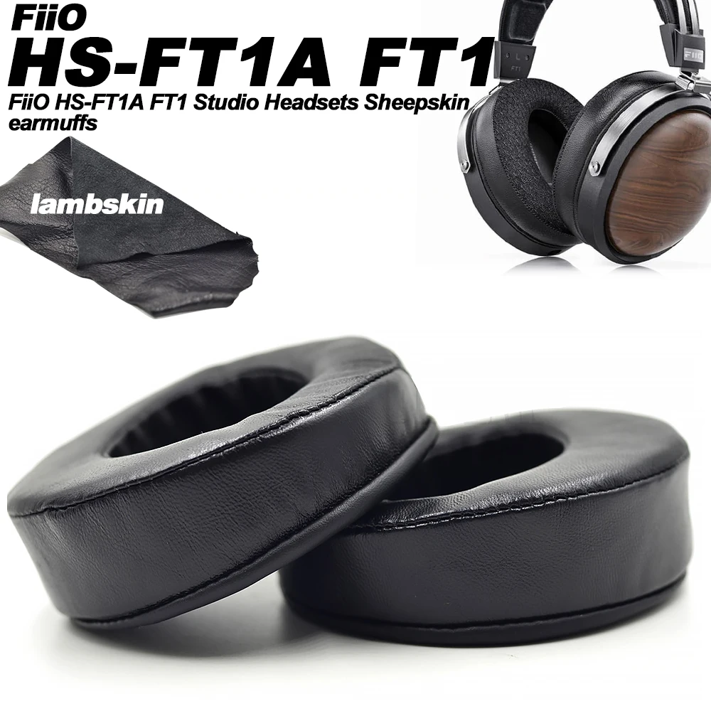 Coussinets d'oreille pour FiiO HS-FT1A FT1, protège-oreilles en peau de mouton perforé, dermes, écouteurs, couvertures de mémoire, éponge Coussinets d'oreille pour FiiO HS-FT1A FT1, protège-oreilles en peau de mouton perforé, dermes, écouteurs, couvertures de mémoire, éponge