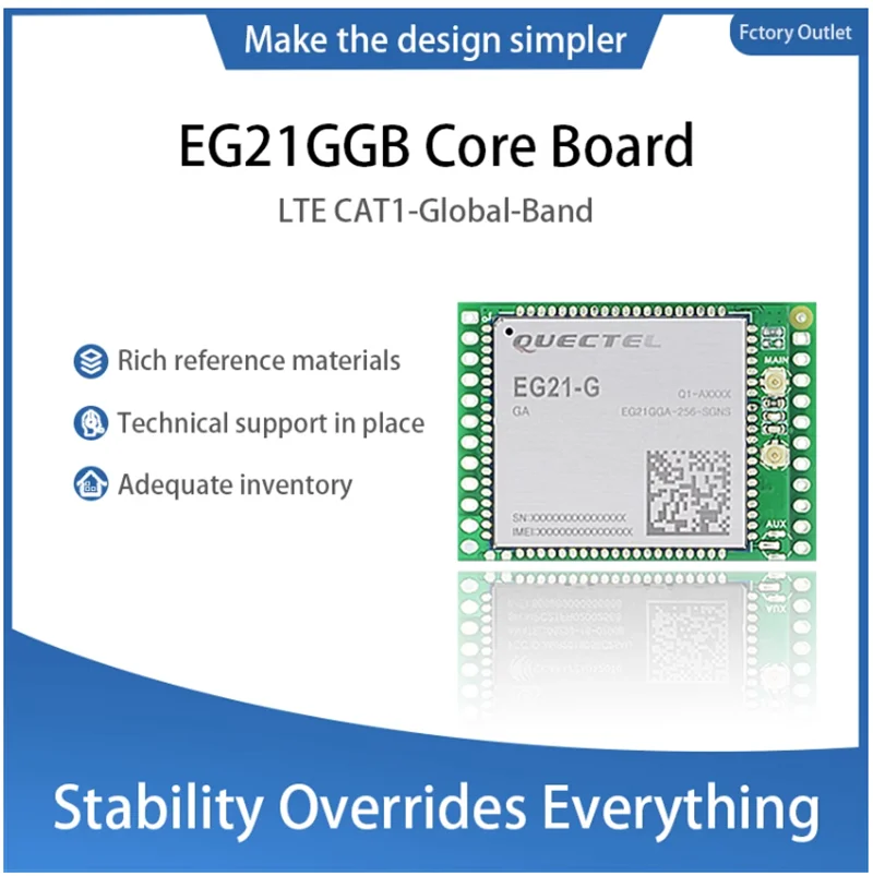 

EG21-G EG21GGB-128-SGNS CAT1 global version 4G Core Board supports GPS