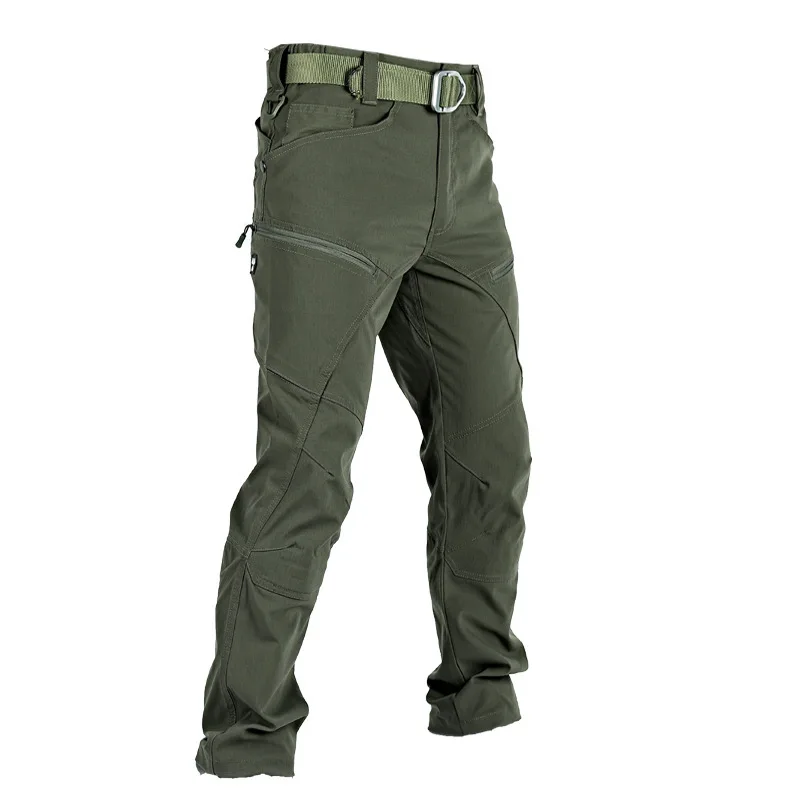 Men's Military Tactical Casual Man Cargo Pants Multi-Pocket Wear Resistance Male Trousers Outdoor Hiking Joggers