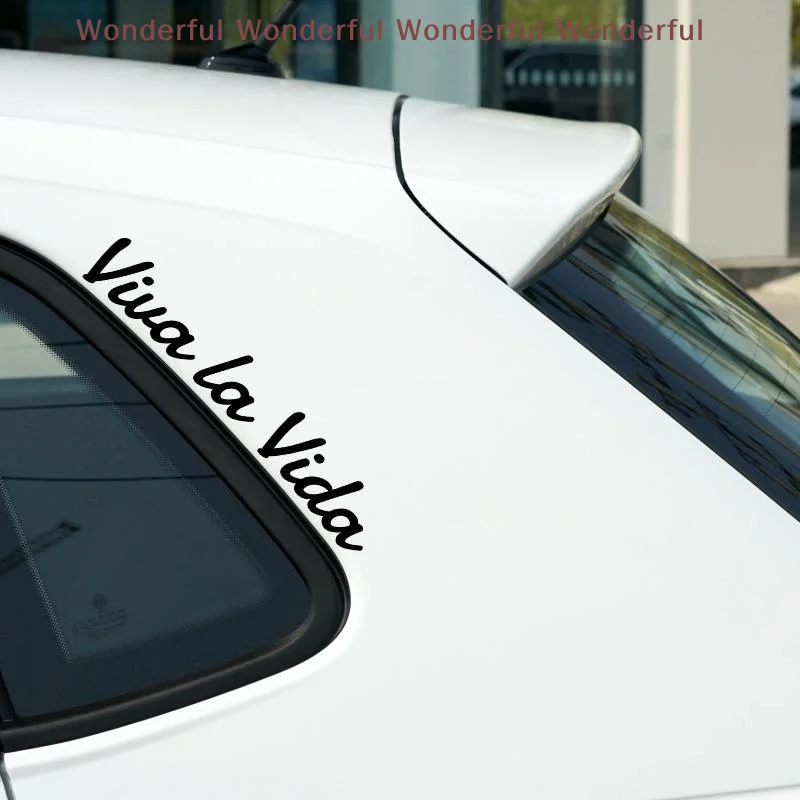 Viva La Vida Creative Waterproof Stickers UV Resistant Decals for Car Bumper Door Motorcycle Helmet Snowboard